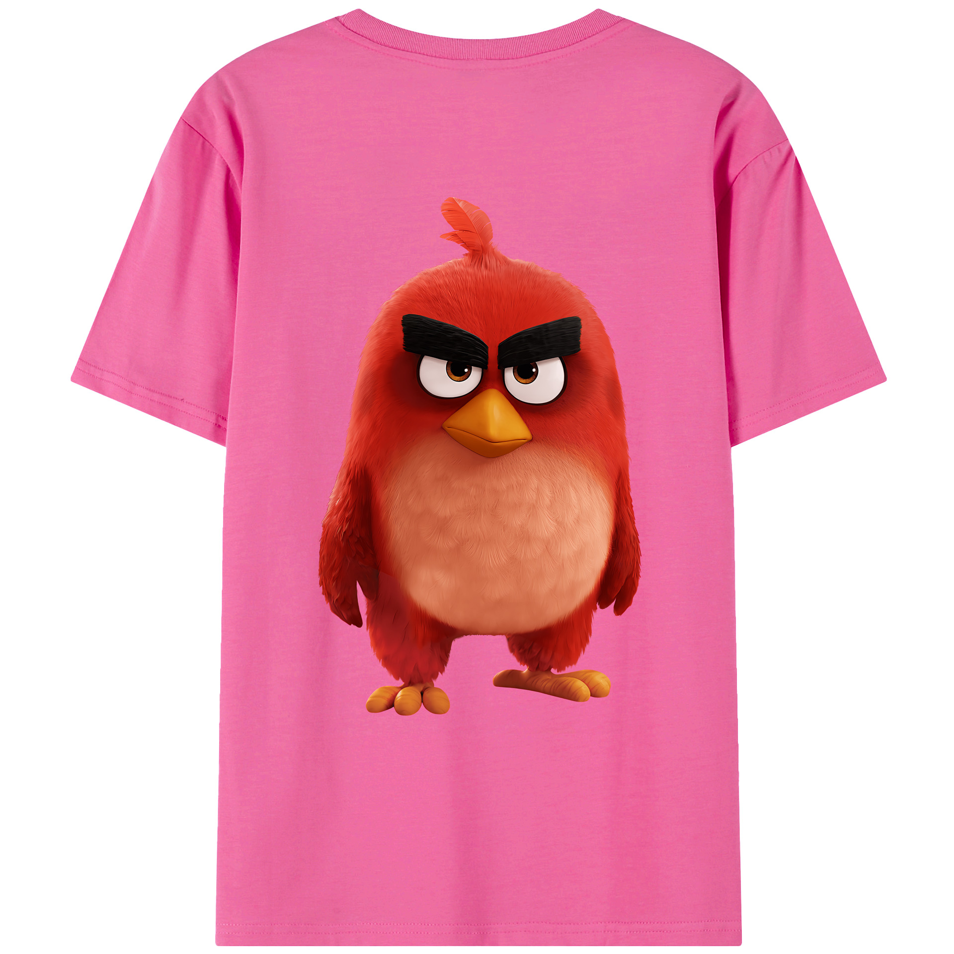 （画像用） Angry Birds アングリーバード レディース半袖Tシャツ(バックプリント)